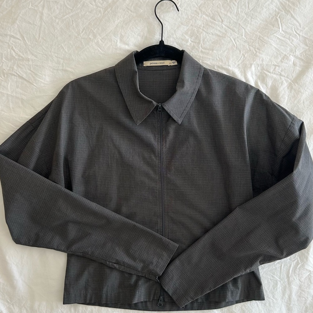 Paloma wool organic cotton zip from shirt